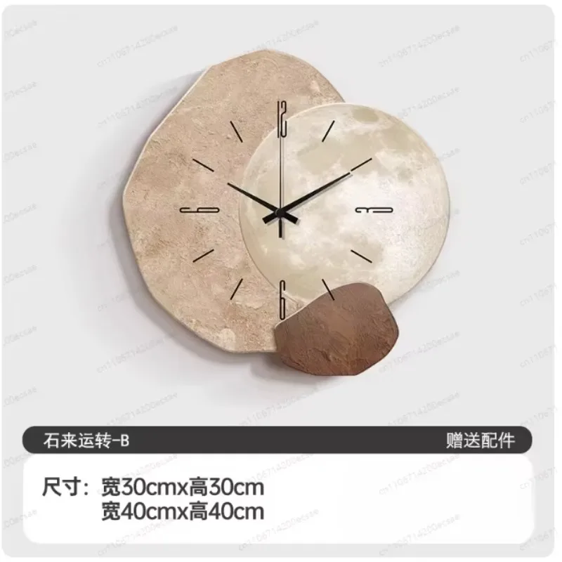 Restaurant/Dining Room Clock Wall Living Room Simplicity 2025 New High-end Silent Wall Clock Modern Design（Not 3D Structure）