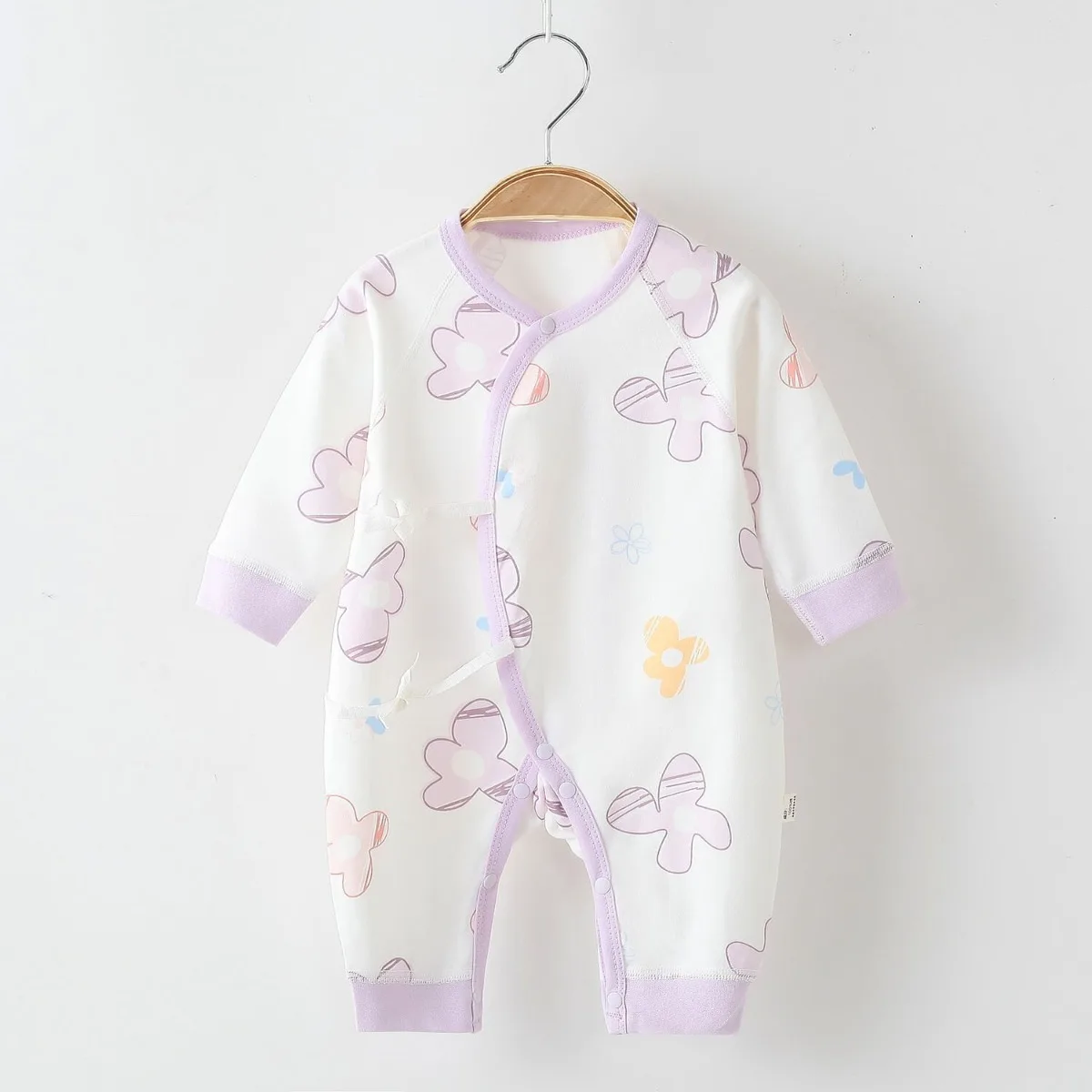 

Удобный для кожи комбинезон для новорожденных, лето-весна, одежда для детей 0-6 месяцев, дышащий комбинезон из чистого хлопка для маленьких мальчиков и девочек, повседневный комбинезон