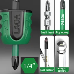 LAOA Powerful Magnetizer with Rechargeable LED Light for Magnetizing Screwdrivers and Bits