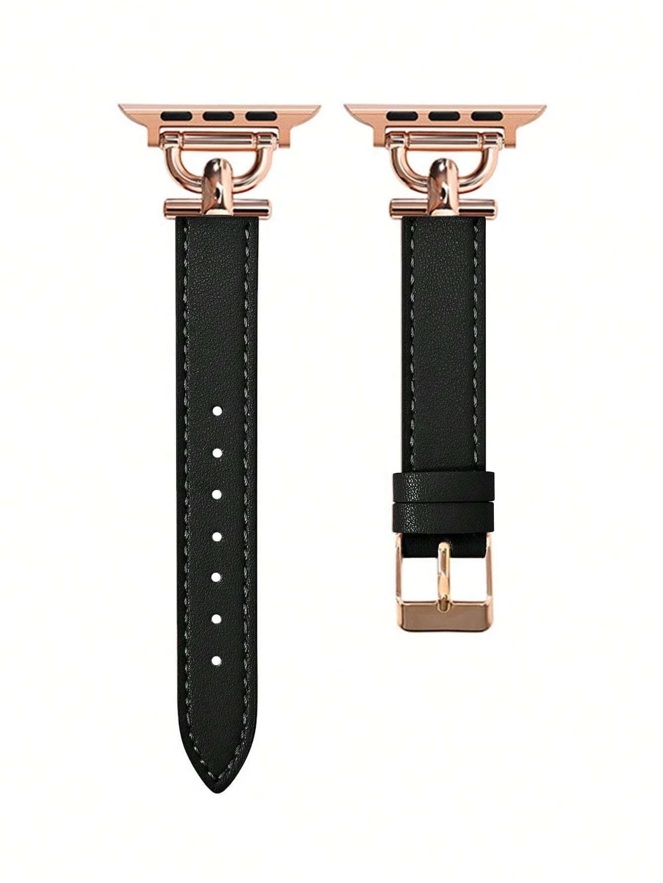 Eccellente popolare passante in pelle metallica per cinturino Apple Watch da donna 10/9/8/7/6/5/4/3 38mm 40mm 41mm 42mm 44mm 45mm 46mm 49mm cinturino