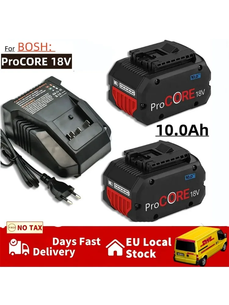 Voor Bosch 18 V 8.0AH 10.0AH Professionele Draadloze Tool BAT609 BAT618 GBA18V80 21700 Batterij ProCORE Vervangende Batterij - afbeelding 2