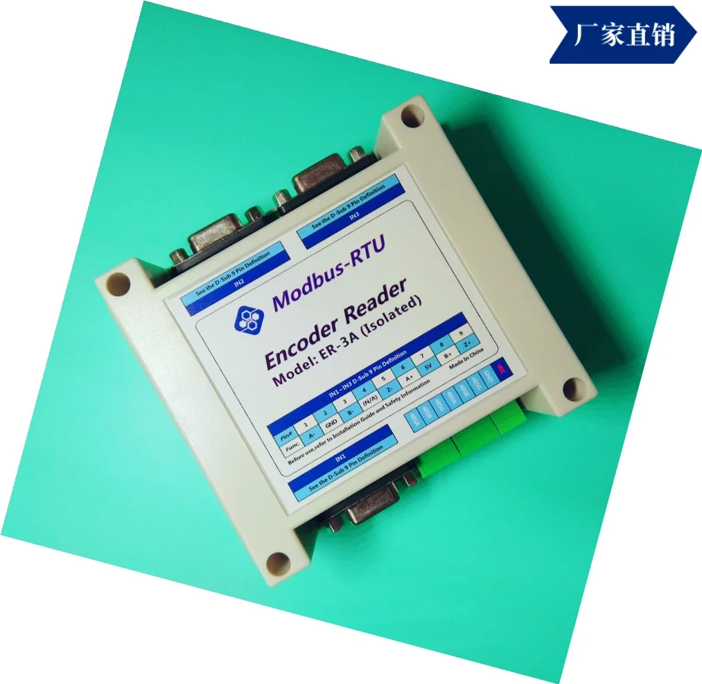 Grating Magnetic Grid Encoder Collector Module ER-3A Isolated Modbus