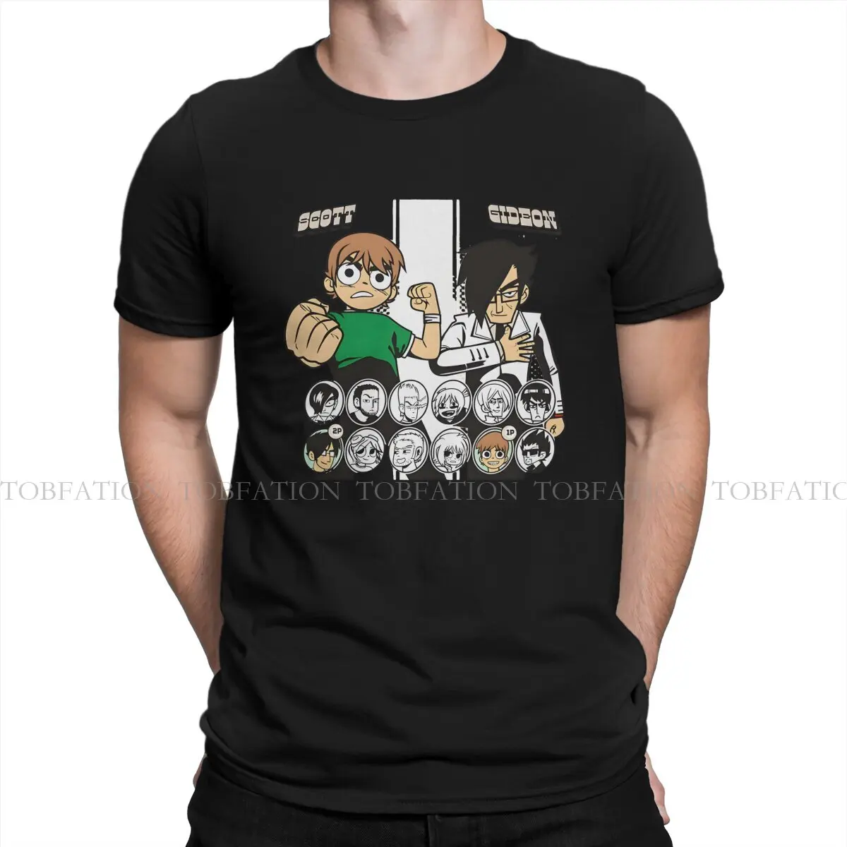 Scott Pilgrim Vs. The World SCOTT's ARCADE Tshirt Homme Men Clothing 4XL 5XL 6XL 100% Cotton T Shirt