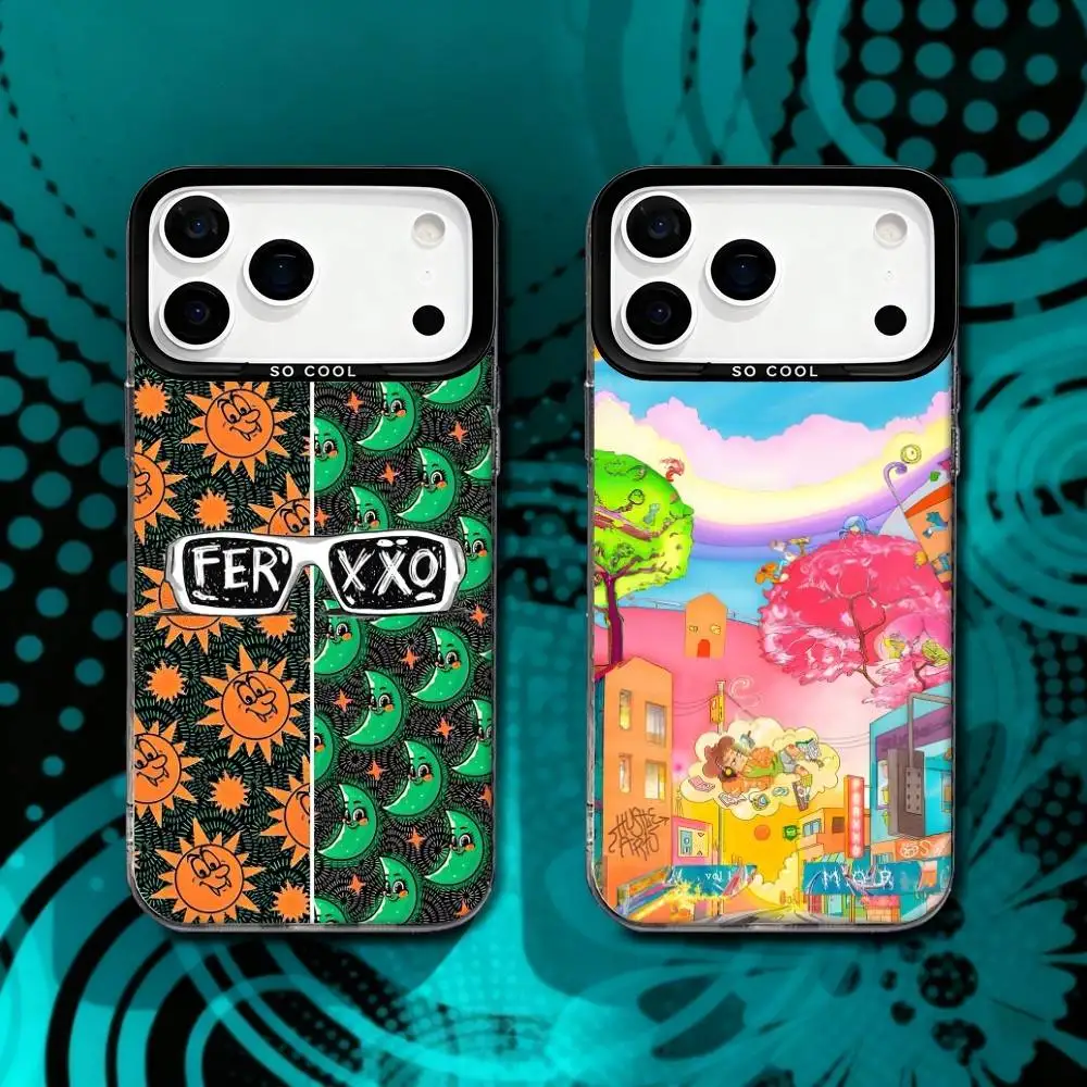 

F-Feid FERXXO Sagrado Matte Fingerprint Proof Phone Case For iPhone 17,16,15,14,13,12,X,8,Pro,Max,Plus,SE4,Air,Mini