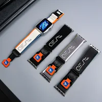 Correa de nailon para reloj Apple Ultra 2, 49mm, 46mm, 45mm, 44mm, 42mm, pulsera deportiva Iwatch Series 10 9 8 7 6 SE 5 4