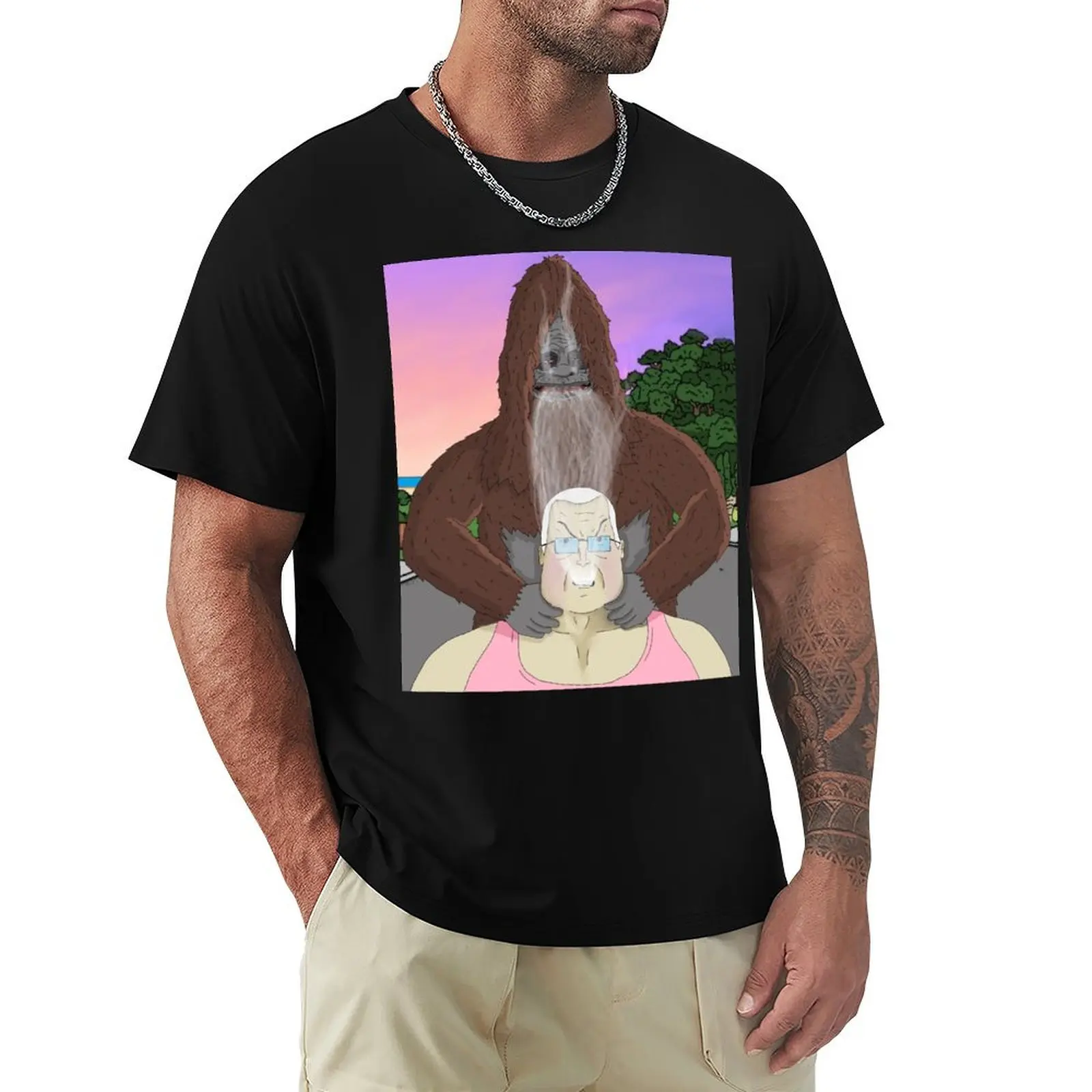 

The Big Lez Bong T-Shirt Luxury man cotton graphic tees Funny t-shirt croswit shirt man Men's t shirts