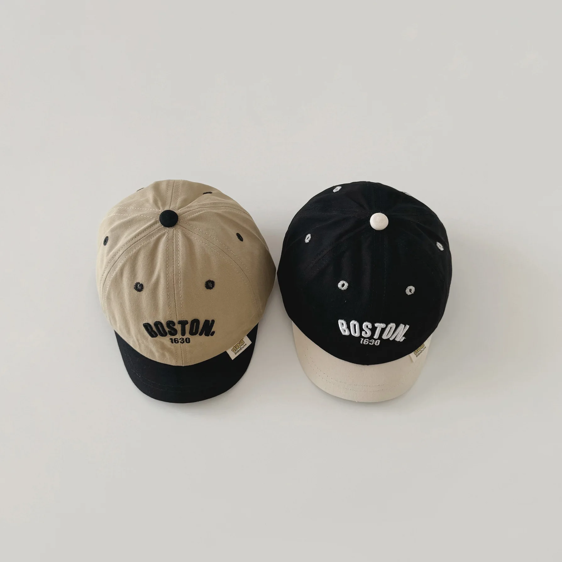 Summer Boy Girl Children Embroidery Letter Baseball Caps Baby Outdoor Sunscreen Hats Kid Cotton Peaked Cap Toddler Casual Hat