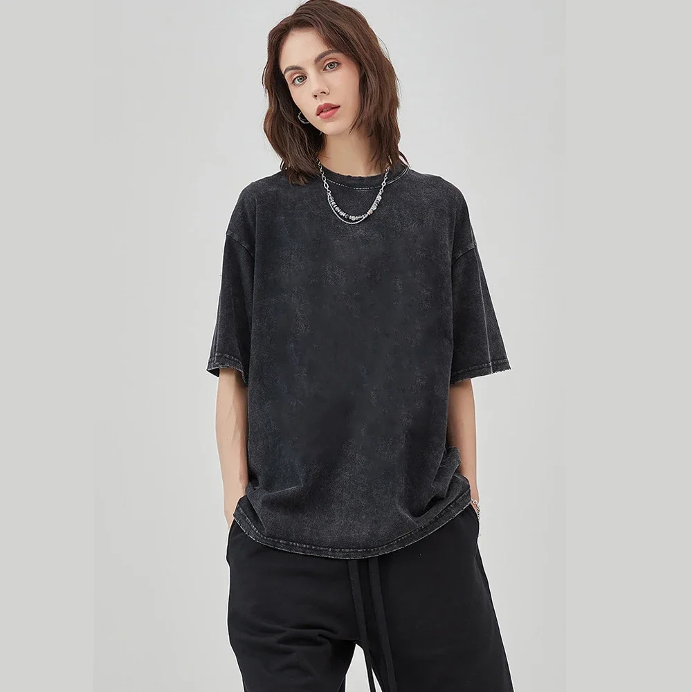 غسلها فرنسا مغني الراب يوليو شعار تي شيرت النساء الرجال المتضخم الصيف تي شيرتات قطن Harajuku المتضخم عادية الذكور الإناث تي شيرت