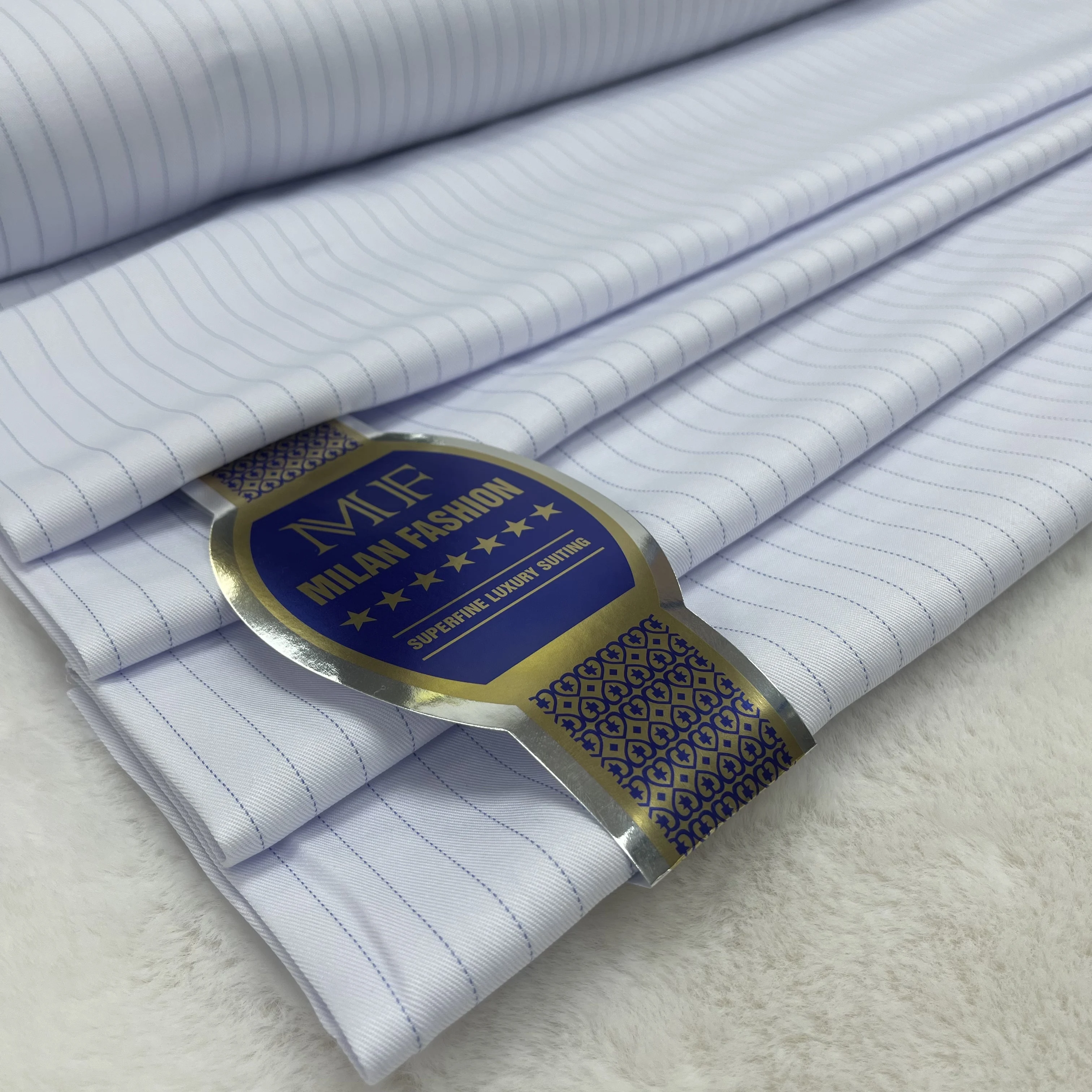 

Super Atiku African Men's Suit Fabric 2026 High Quaity Men White Material Nigeria 100% Cotton Man Lace For Cloth Sewing Dr M28-1