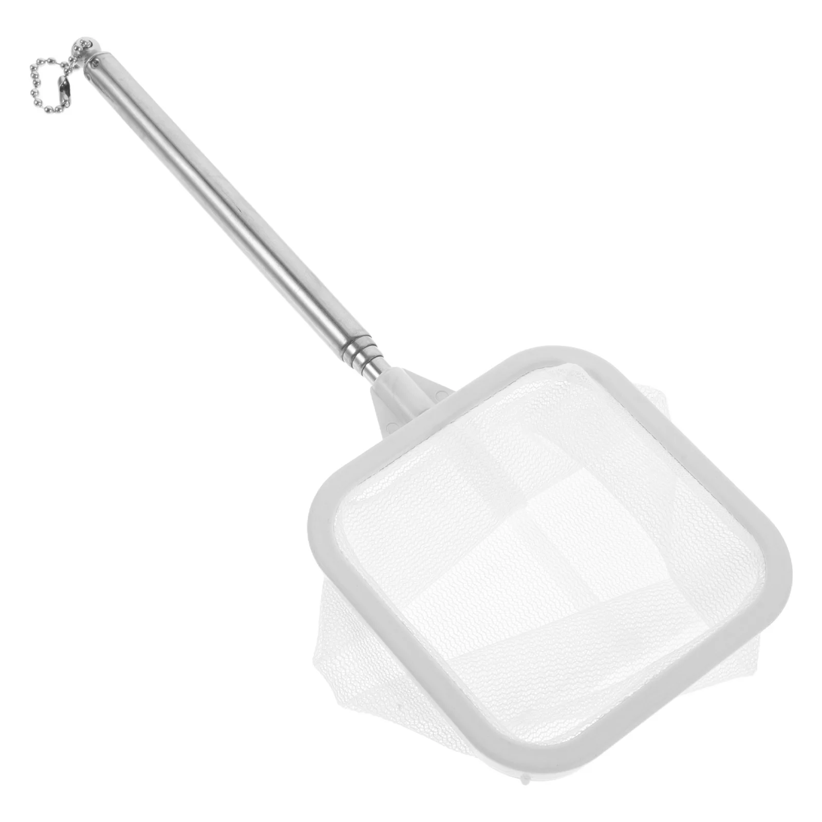 

Adjustable Length Fish For Aquarium Stainless Steel Shrimp Extendable Handle Small Fish Catching Tool Fine Mesh Skimming Net For