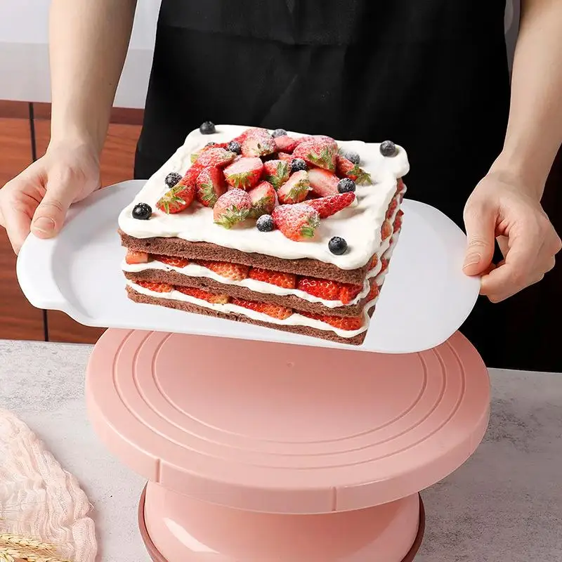 Grande spatule de levage de gâteaux en plastique de 31cm, lève-Pizza carré et rond, support de plateau de transfert de gâteaux, outil de pâtisserie, accessoires de cuisson de boulangerie
