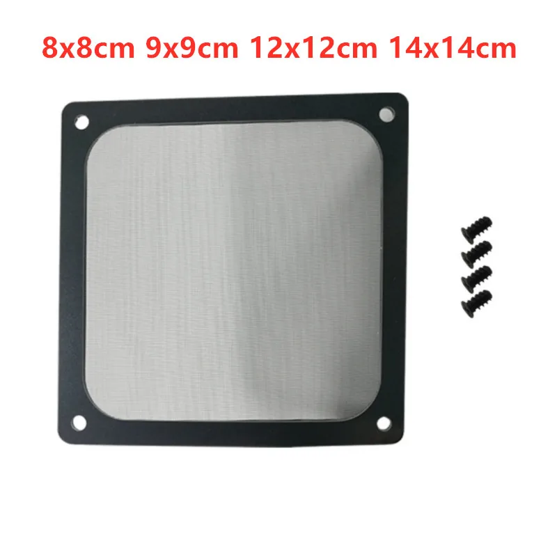 

80mm 90mm 120mm 140mm PC Chassis Cooling Fan Dust Filter Magnet Dustproof Mesh Cover Computer Chassis Net Guard with Hole