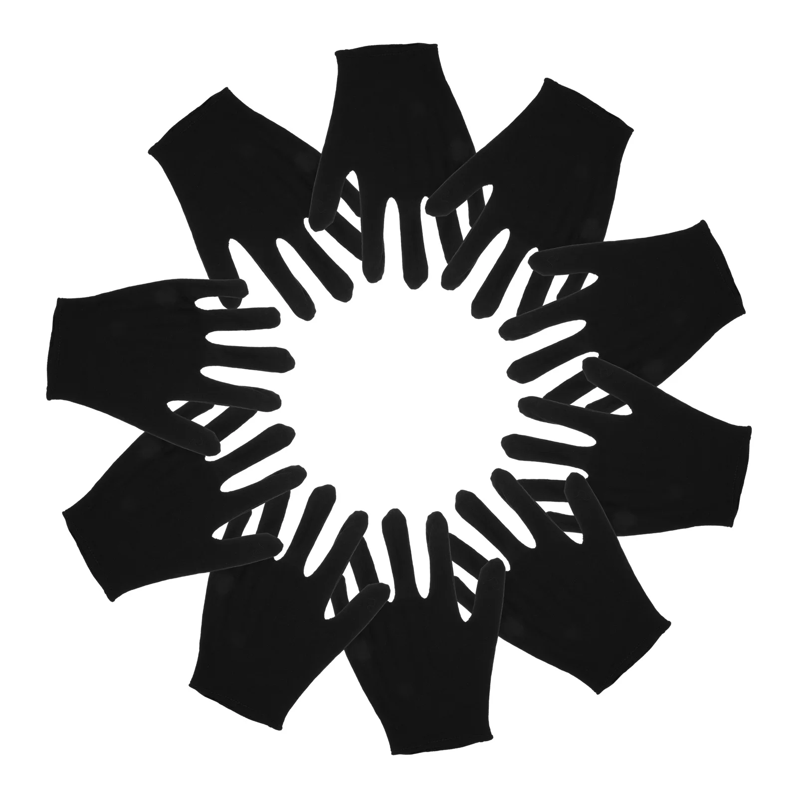 

12 Pairs Moisturizing Cotton Gloves L Size For Gardening Cleaning Industrial Work Protective Handwear Reusable Soft Comfortable