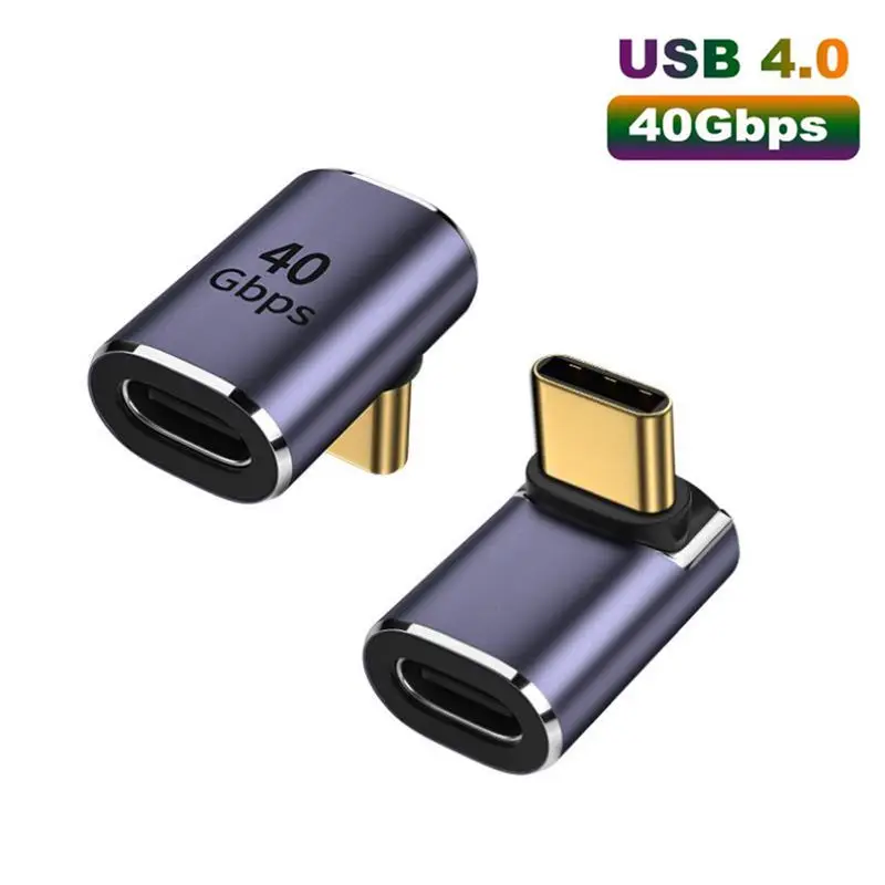 40Gbps Type-C Adapter USB 4.0 Male To Female Data 100W Charge Sync Extension Cable Connector USB-C To Type C Adapter Replacement