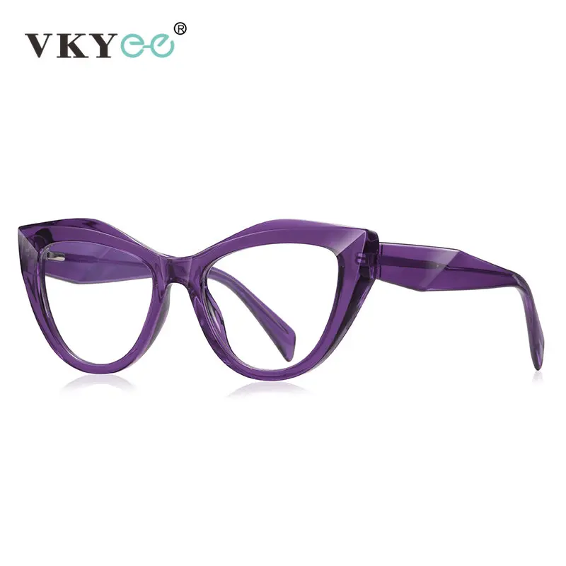 VICKY Ladies Fashion Butterfly Frame Reading Glasses Customized  Anti Blue Light Myopia Prescription Eye Glasses Women PFD2166