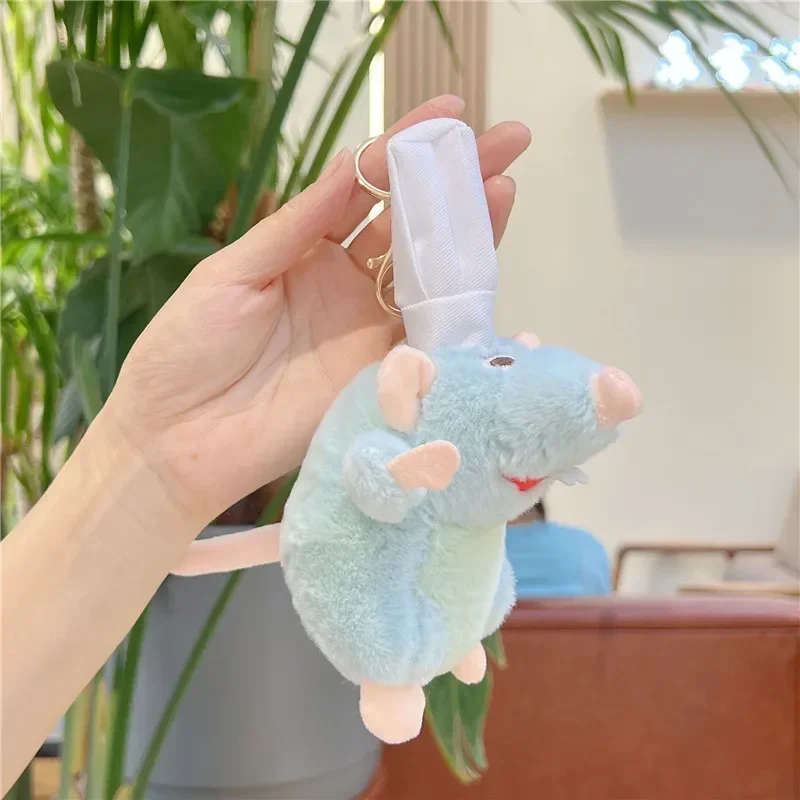 ديزني راتاتوي أفخم مفتاح سلسلة الطبخ الماوس الملك قلادة دمية لعبة ظهره قلادة سيارة الديكور الإبداع الاطفال هدية