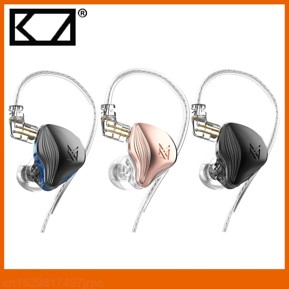 KZ ZEX 1ED 1DD Electrostatic HiFi Earphones 1 Dynamic Monitor Earbuds Headphones Noice Cancelling Sport Game Headset