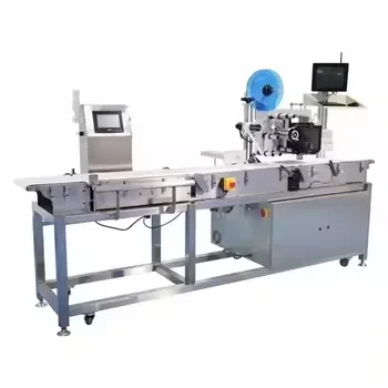 Checkweigher and Labeling Machine Check Weigh of Carton,Bagged, Vacuum Packed Food Label Printer Printing Weight Real-time Price