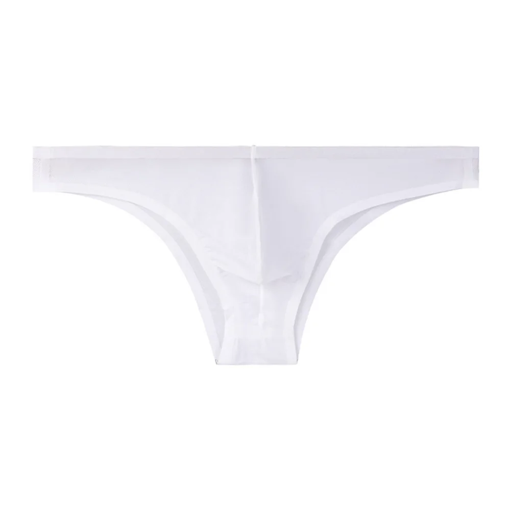 ملابس داخلية للرجال بدون خياطة وناعمة وشفافة، ملابس داخلية رفيعة للغاية قابلة للتنفس