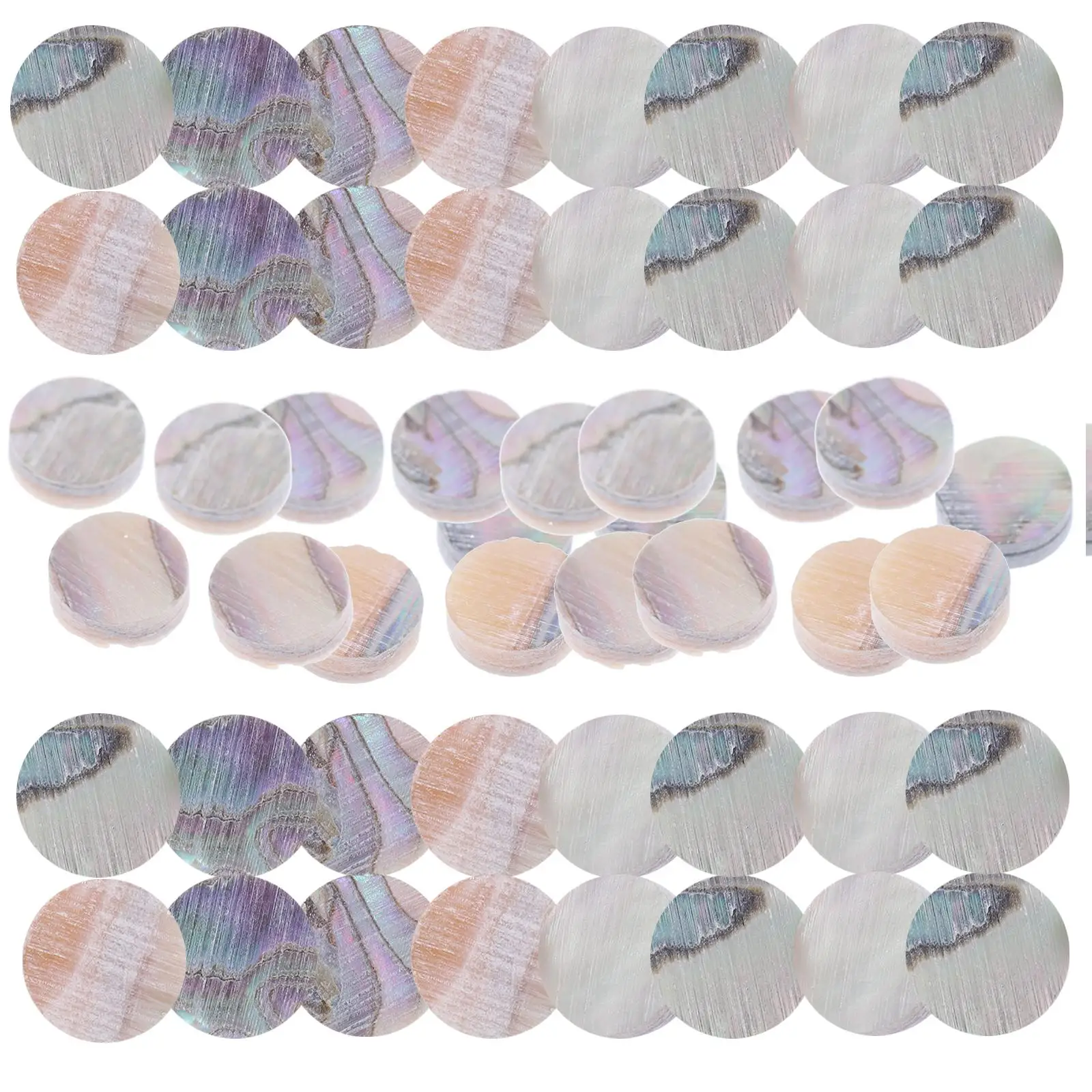 

40 Pcs Guitar Side Dot Markers Abalone Inlay Dots for Fingerboard Position Easy Installation Lightweight Durable