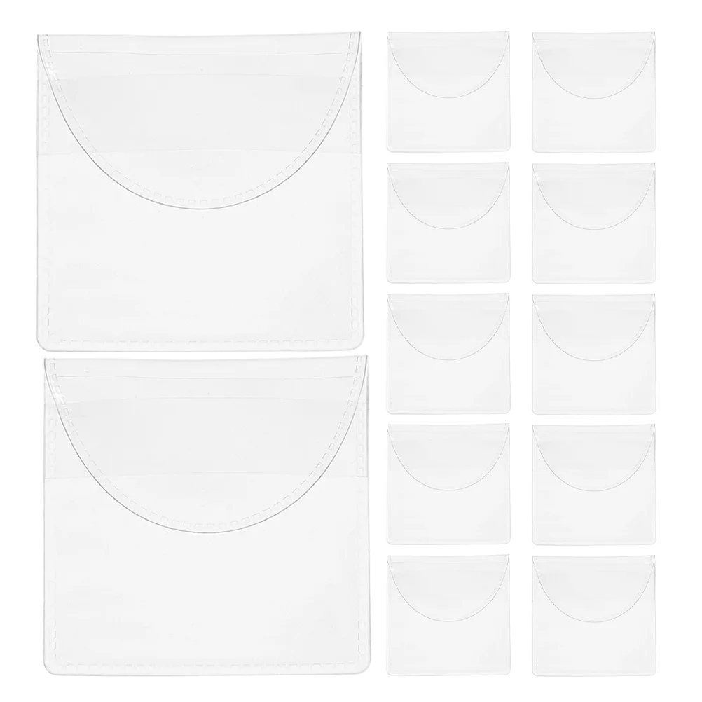 50 Pcs Coin Storage Bag Quarters Envelopes Sleeve Collector Holder Bags Pvc Collection Holders Pocket Plastic Single Sleeves