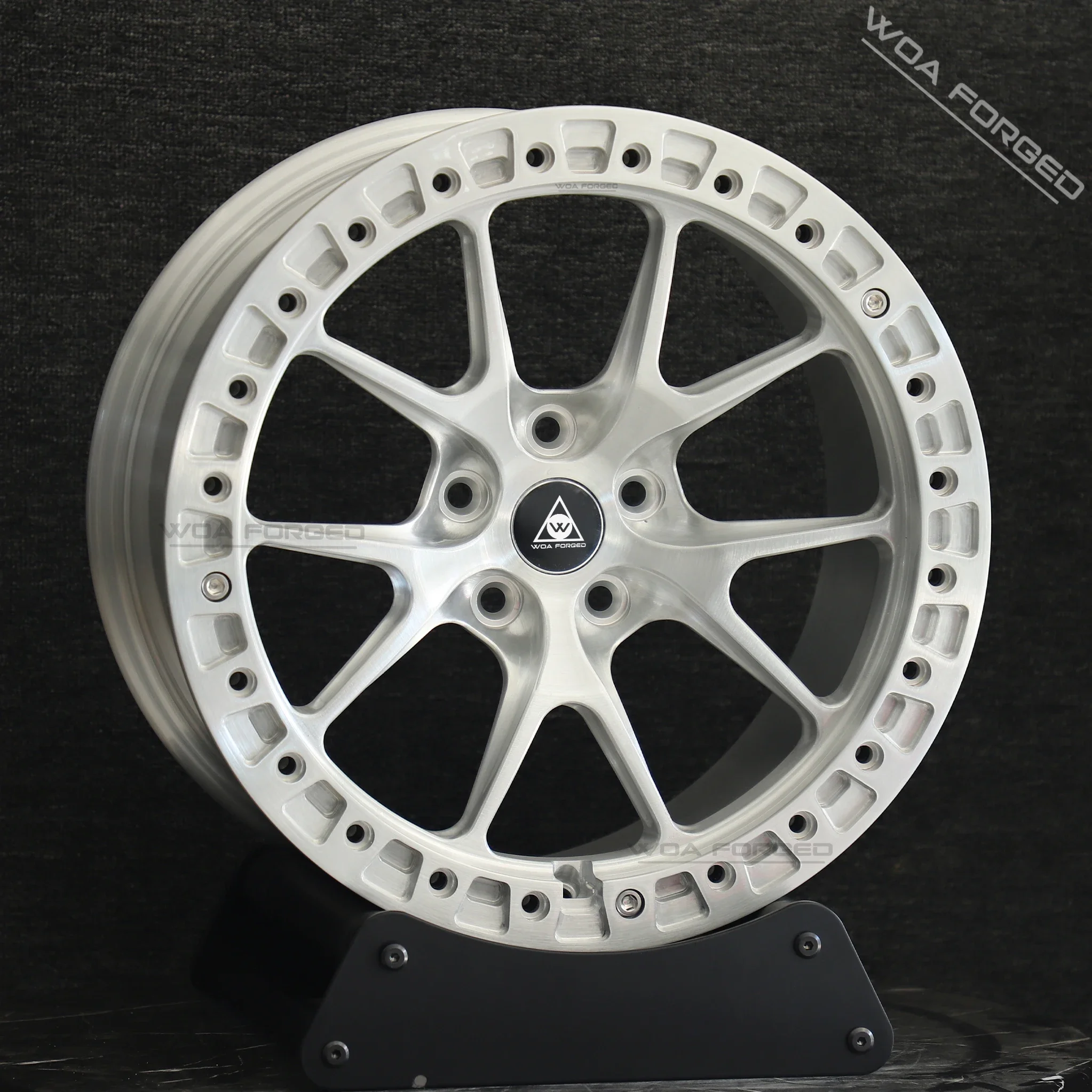 For 6061T6 Stylish Polished Finish Deep Dish Racing Car Wheels Beadlock Brushed Aluminum for Passenger Cars-Compatible for BMW F