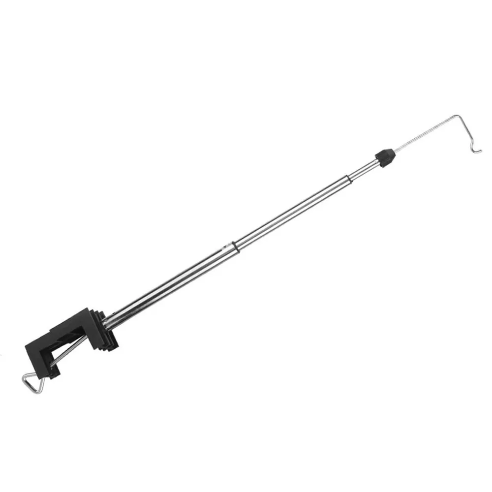 Black Color Finish Rotary Tool Hanging Stand 360 Degree Rotation with Table Clamp Flex Shaft Hanger Stand Steel Rod Material