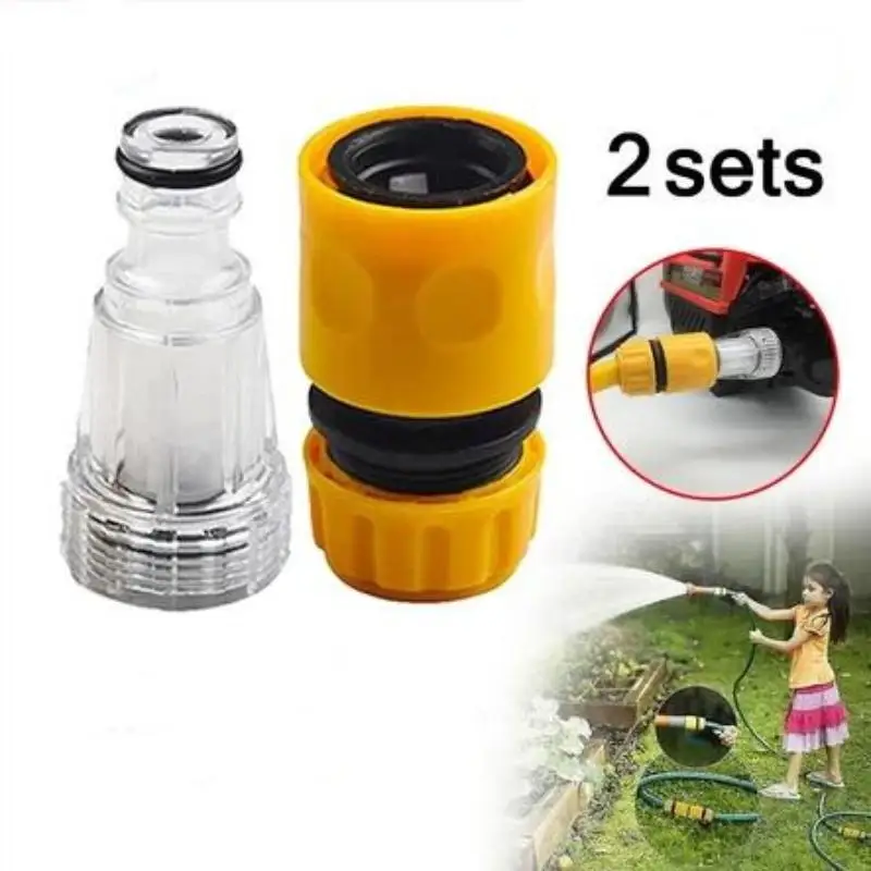 Water Connector Filter Adapter Accessory Car Washers Pressure Washer Filter Mesh Screen Nozzle Hose Fittings For Garden Hoses
