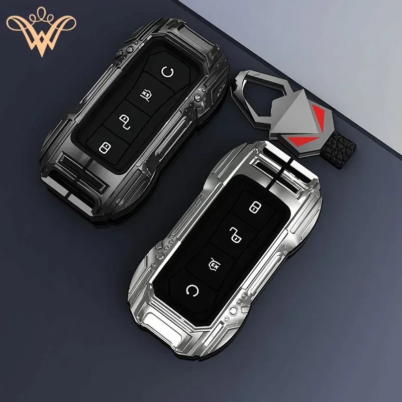 

Zinc Alloy Car Key Case Holder Cover For BYD Song Plus Atto 3 Han EV Tang DM Qin Seal Dolphin Fob Smart Key Shell Protective