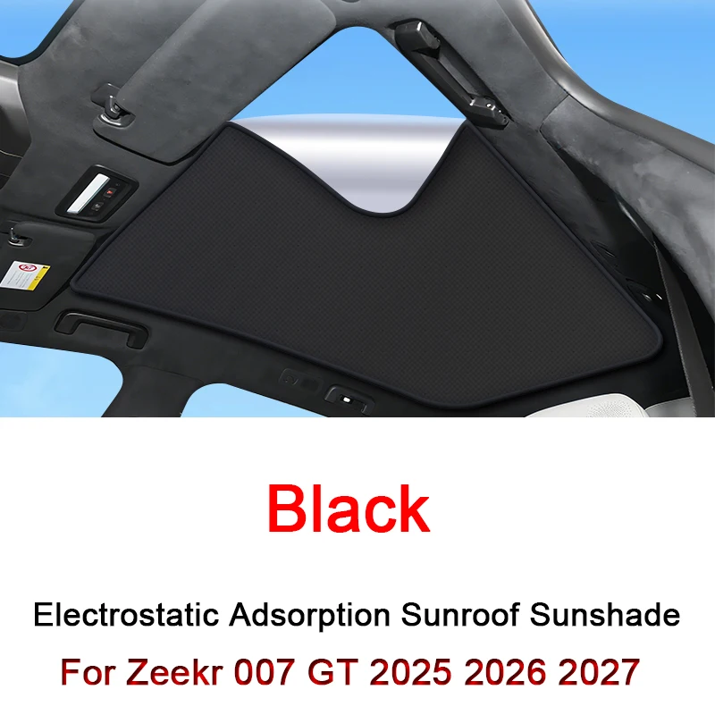 

Car Electrostatic Adsorption Sunroof Sunshade Cover For Zeekr 007 GT 2025 2026 2027 Heat Insulation Skylight Sticker Accessory