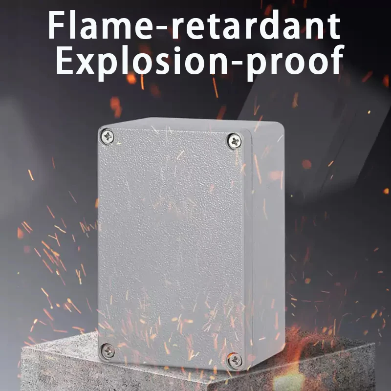 IP67 Explosion-Proof Electronic Equipment Housing Waterproof Industrial Junction Box Outdoor Aluminum Protective Box