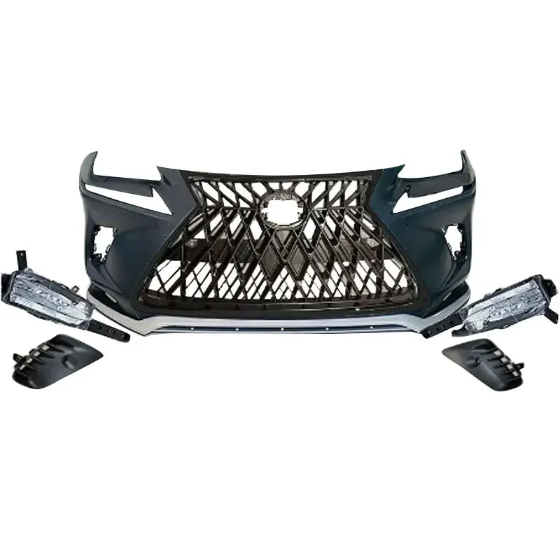 Suitable For 15-20 Lexus NX200 300 Modified TRD Medium Net Front Bar Sports Front Shovel Old And New Surround