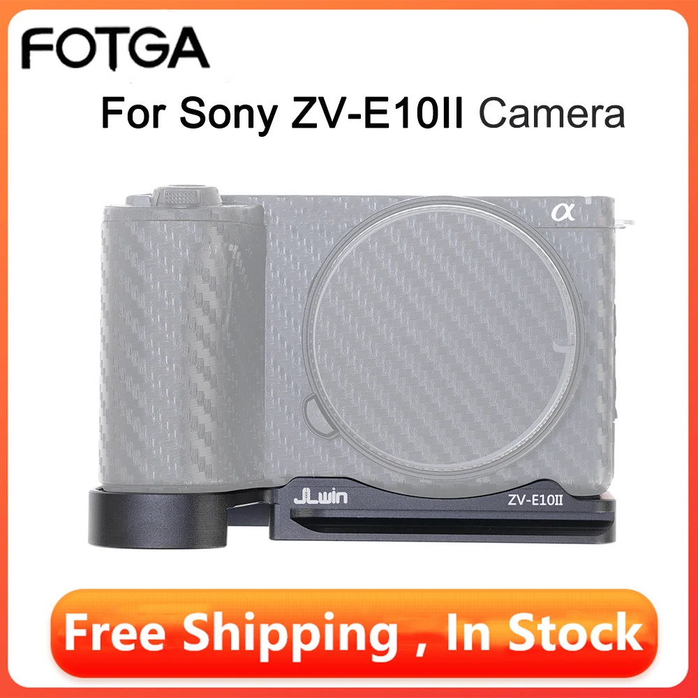 

FOTGA Bottom Plate For Sony ZV-E10 II Camera Baseplate Tripod Single Base Vertical Plate Bracket Base Accessories Fotografica