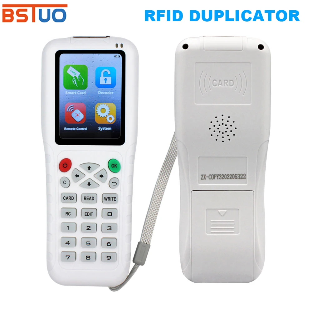 

125KHz RFID Duplicator Copier RFID Reader Writer 13.56MHz USB Cloner NFC Programmer Rewritable Cards EM4305/T5577/UID