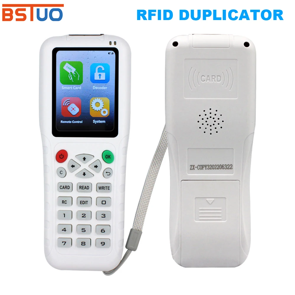 125KHz RFID Duplicator Copier RFID Reader Writer 13.56MHz USB Cloner NFC Programmer Rewritable Cards EM4305/T5577/UID