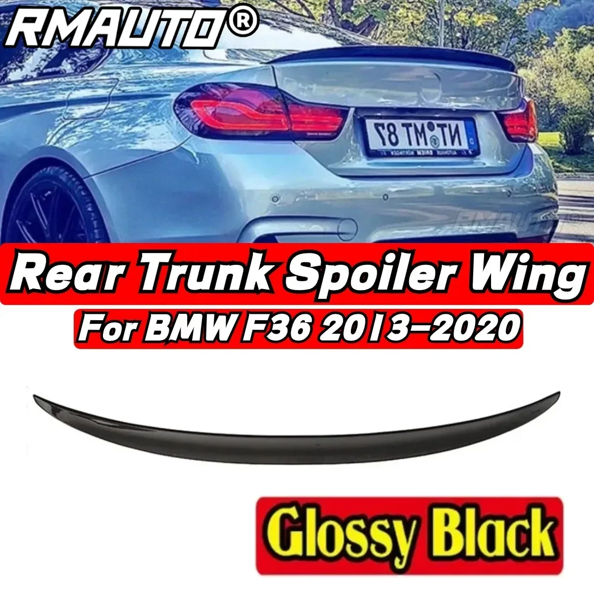 BMW F36 Car Rear Trunk Spoiler Body Kit Car Rear Wing For BMW F36 GRAND COUPE 4Door 420i 425i 428i 2013 - 2020 Car Accessories