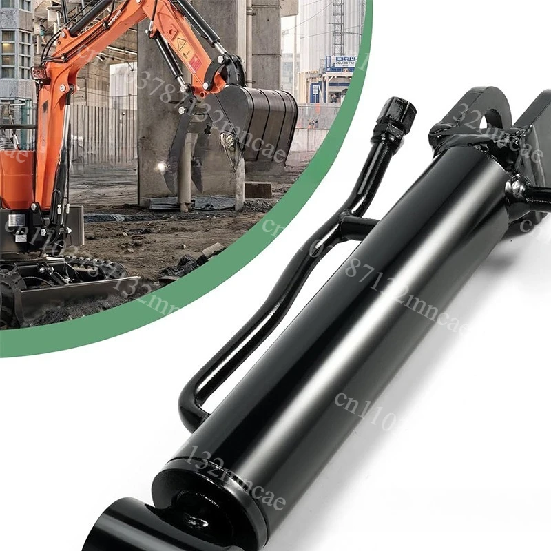 Mini Excavator Thumb Cylinder 25mm Mini Excavator Single Double Hole Hydraulic Thumb Clamp