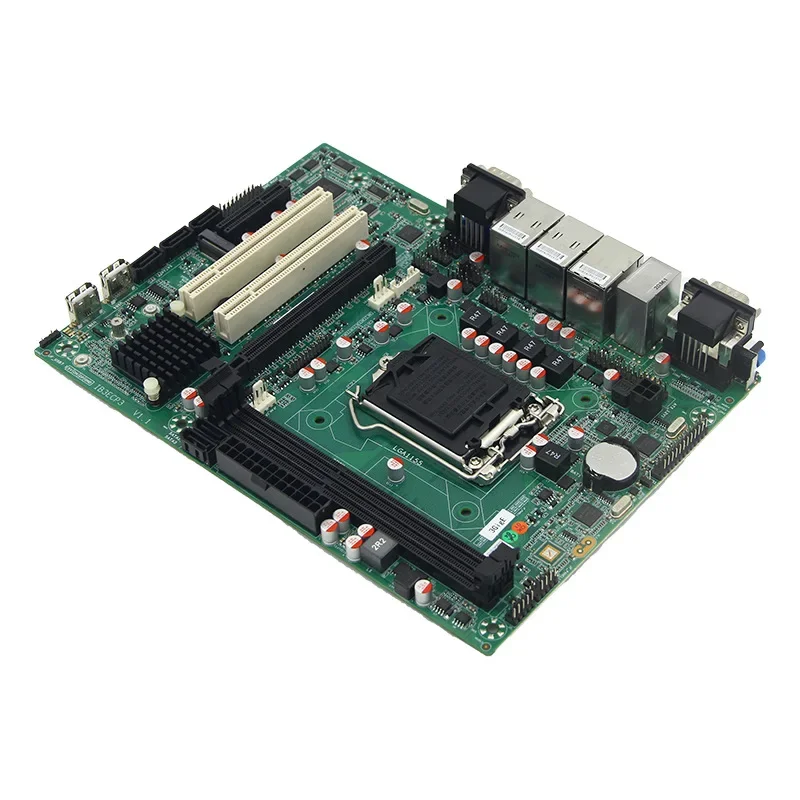 3 networks + 1 PS2 industrial computer B75 chipset medium board supports i3i5i7 dual memory slot PCB circuit board