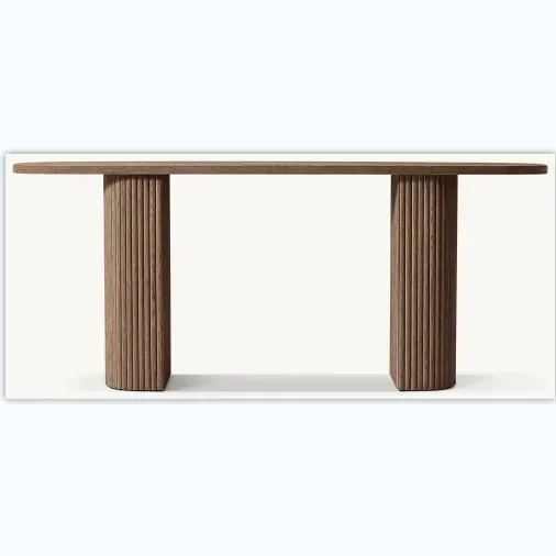 American solid wood high-end luxury entrance platform, living room entrance entrance platform