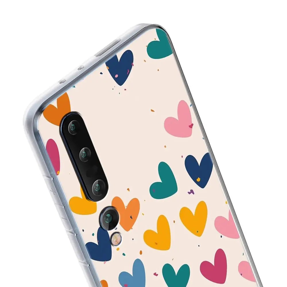 حافظة لهاتف شاومي 14 15 13 14T 13T 12T 11T Pro 12 11 Lite Poco X7 X6 X5 X3 NFC F7 F6 غطاء شفاف ناعم قلب الحب