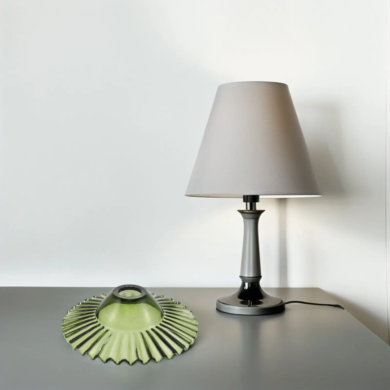 Green Glass Pendant Light Shade Vintage Retro Ceiling Lampshade Replacement Decorative Dining Room Kitchen Lamp Cover