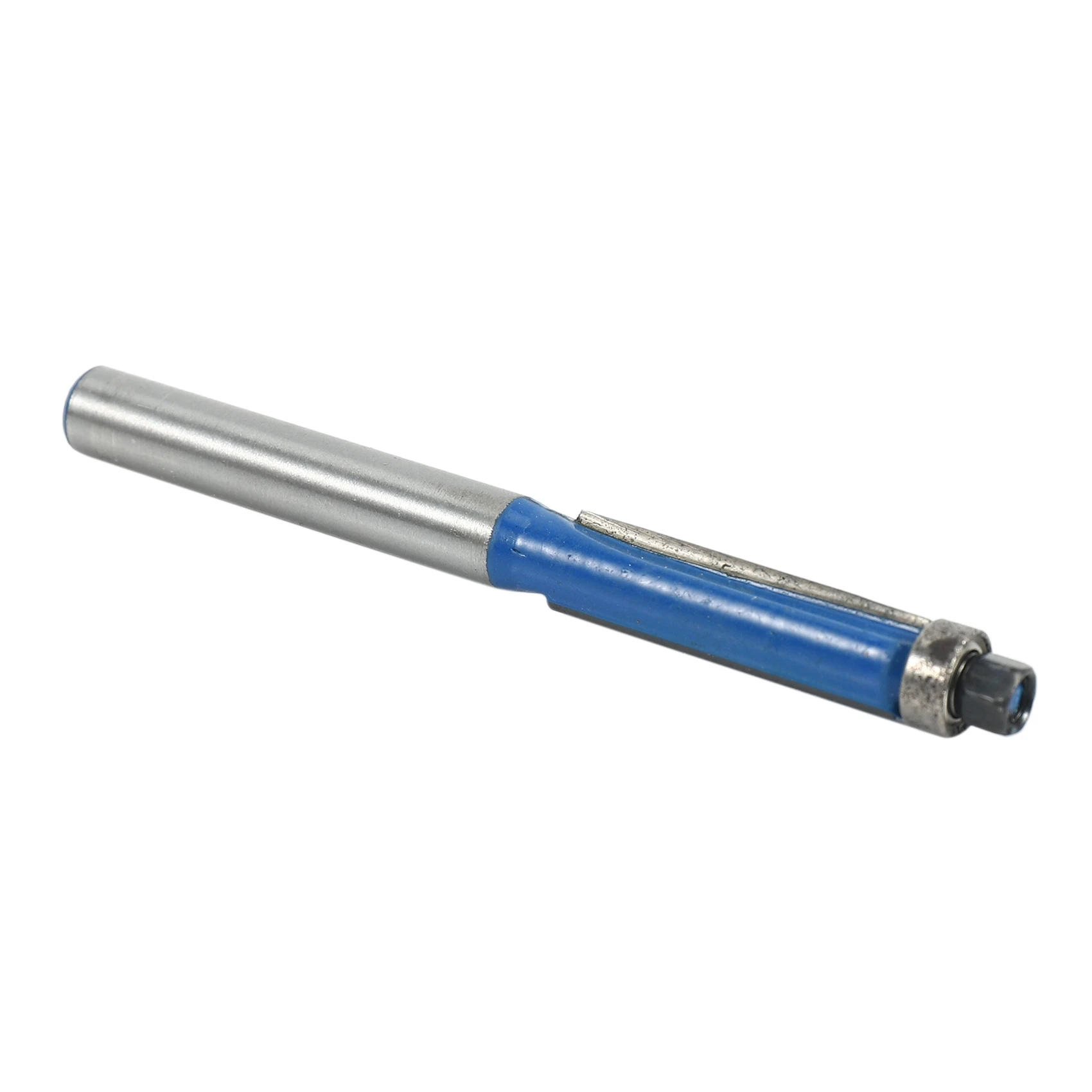 2pcs 2.6 inch Long 2 Edges Flush Trim Router Bit 1/4 inch x 1/4 inch for Carpenter