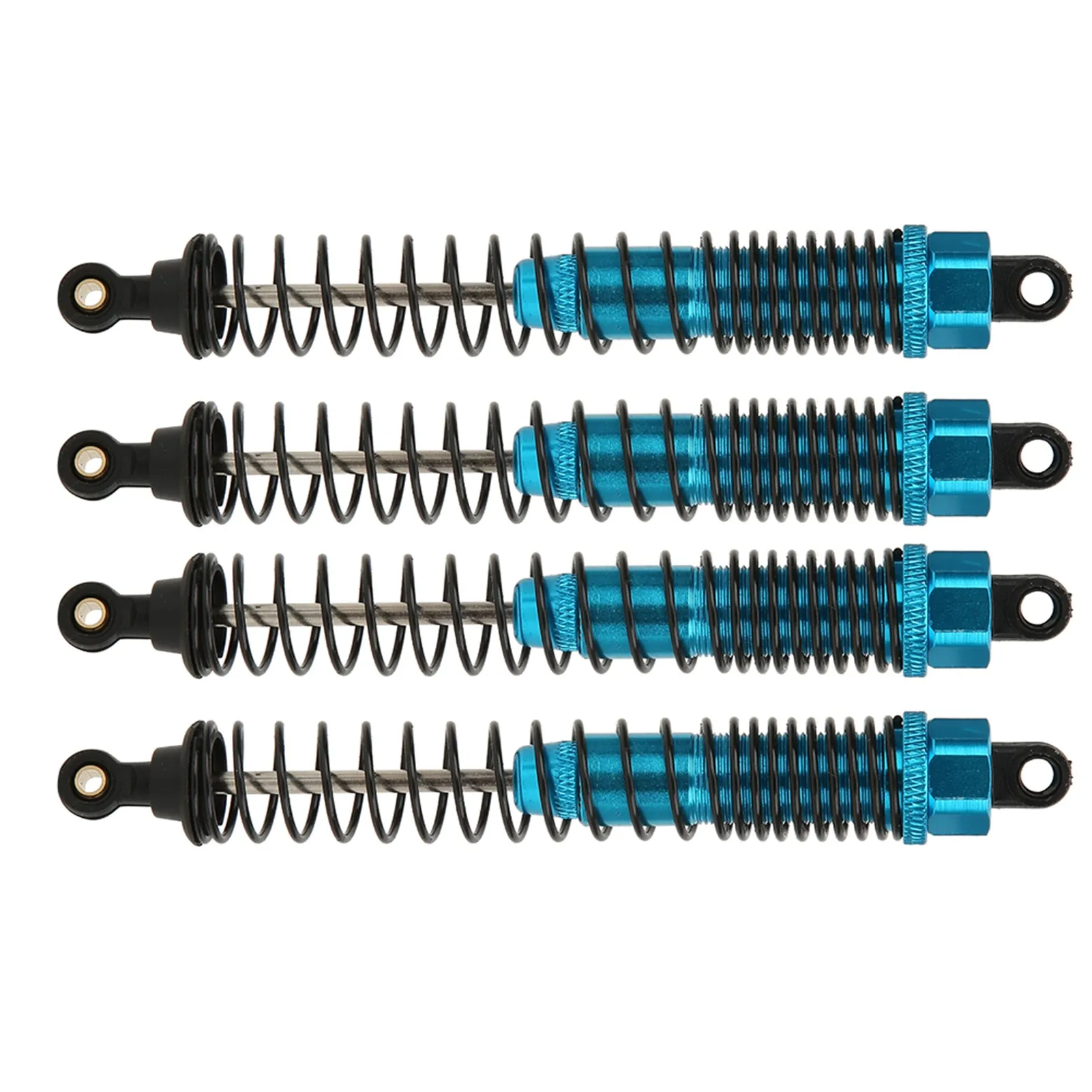 CNC Universal Shock Struts Damper 127mm Fit for TRX4 SXC10 D90 1/10 RC Car (Blue)