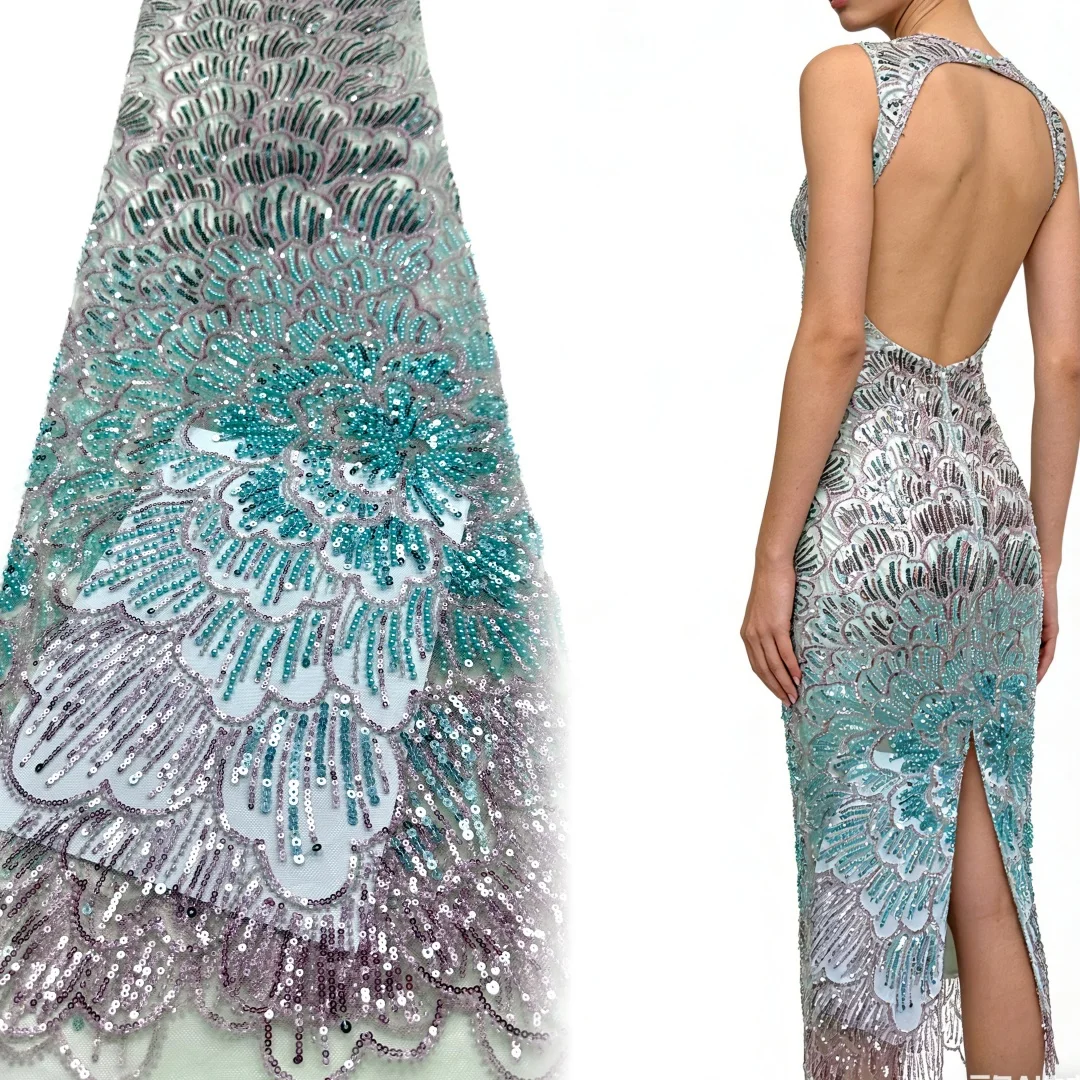 african-nigerian-high-quality-2026-tulle-lace-fabric-5-yards-latest-guipure-embroidery-with-beads-and-sequins-for-sewing-dresses