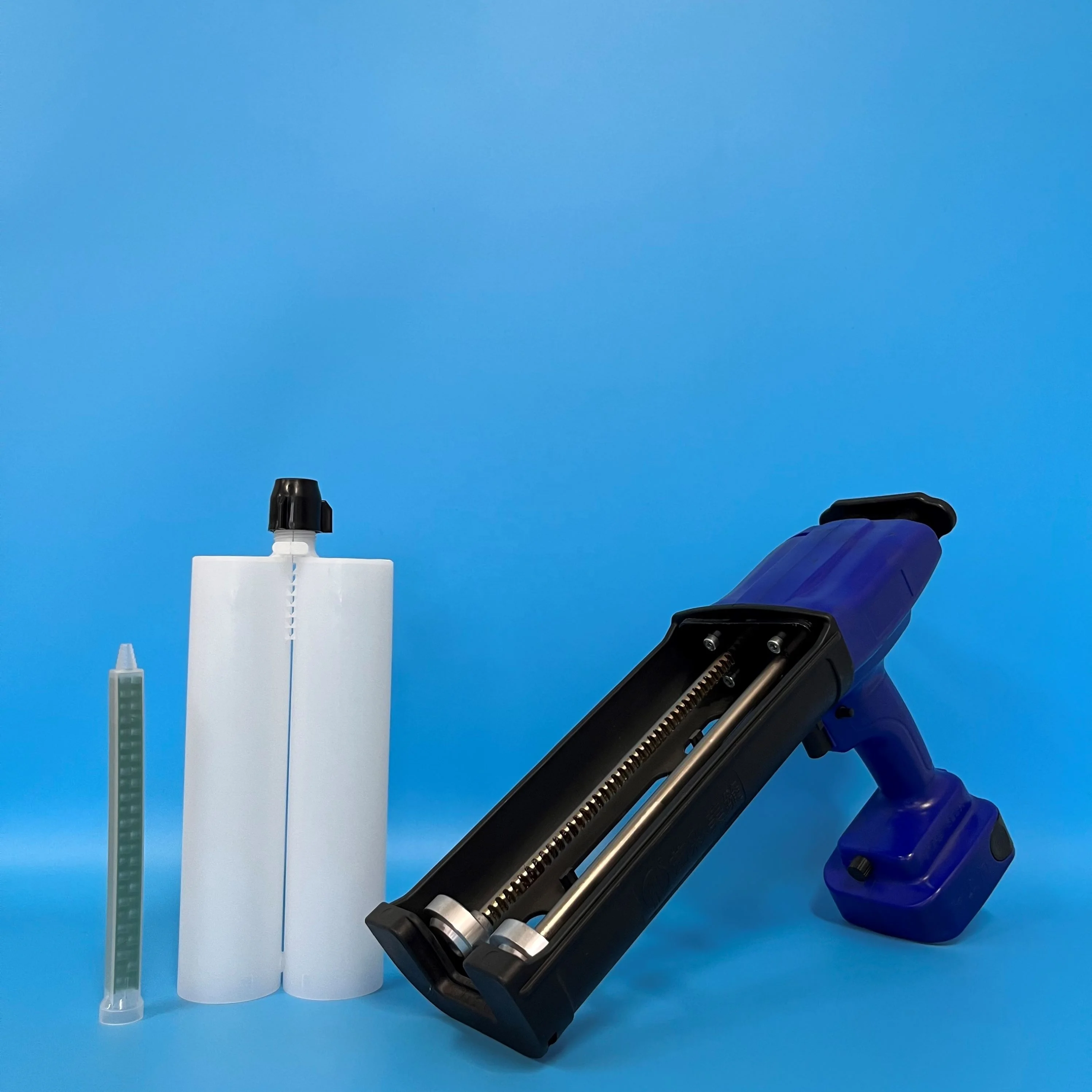Electric Caulking Gun 600ml 1:1for Dual Cartridge Sealant Adhesive