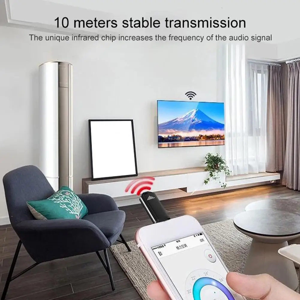 Wireless Infrared Remote Control Adapter Smart Phone App Control Infrared Transmitter Universal Mini Remote Control For TV Fan