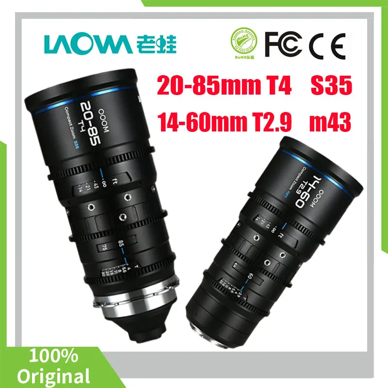 

Venus Optics Laowa OOOM 14-60mm T2.9 M43 20-85mm T4 s35 Frame Zoom Cine Lens Cinema Lenses for Macro Four Thirds PL/EF/E/L/R/Z