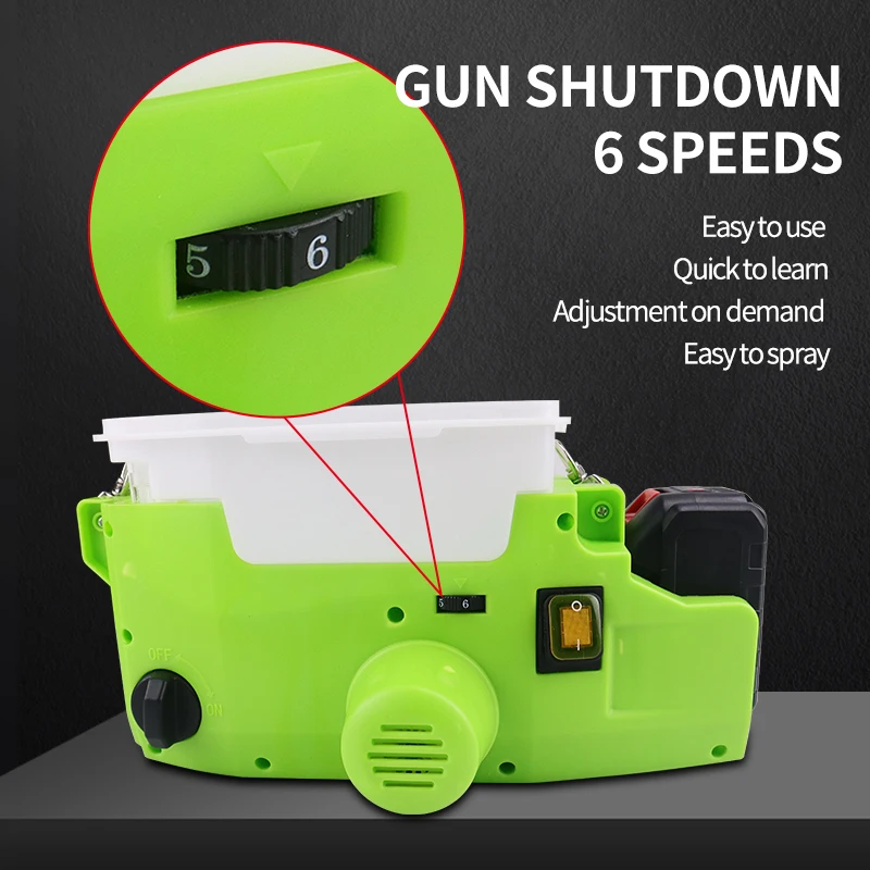 Nieuwe Rugzak Handheld Airless Sproeier Lithiumbatterij Professionele Hoogspanningsverfmachine Verf Latex Verf