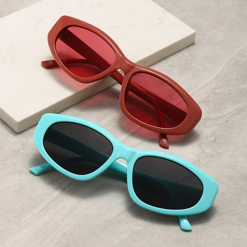 خمر الملونة القط العين النظارات الشمسية النساء الرجال العلامة التجارية مصمم ظلال Revelry نظارات شمسية للحفلات سيدة رجل UV400 نظارات واقية #1