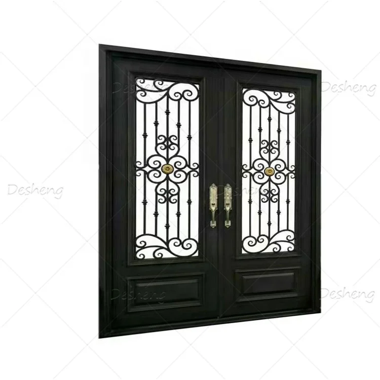 

Australian House Entrance Entry Security Doors Wrought Iron Villa Door